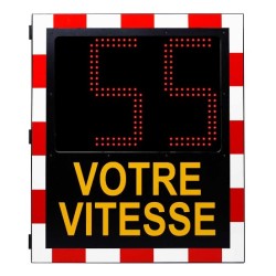 Radar informativ reduce viteza - iluminat public - text predefinit